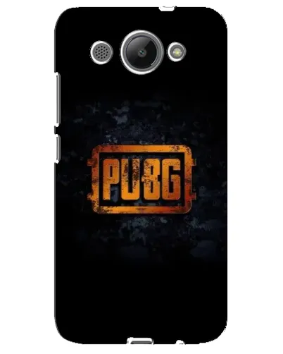 Чехол для Huawei Y3 2017 с картинкой «PUBG — золотой логотип»