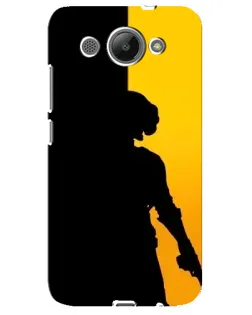 Чехол для Huawei Y3 2017 с картинкой «Тень воина PUBG»