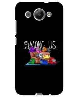 Чохол для Huawei Y3 2017 з картинкою «Логотип Among Us» Чохол для Huawei Y3 2017 з картинкою «Логотип Among Us»