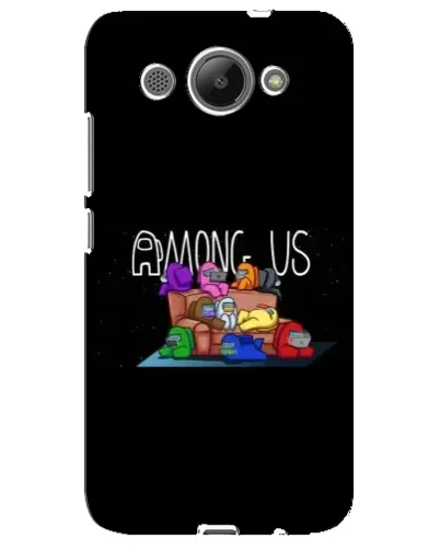 Чехол для Huawei Y3 2017 с картинкой «Логотип Among Us»