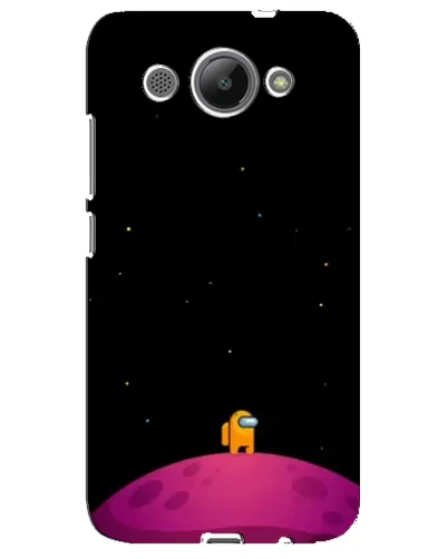 Чехол для Huawei Y3 2017 с картинкой «Одинокий герой на планете»