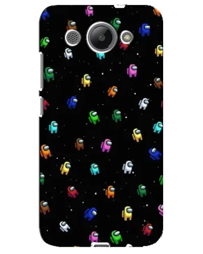 Чехол для Huawei Y3 2017 с картинкой «Экипаж Among Us»