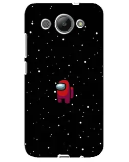 Чехол для Huawei Y3 2017 с картинкой «Красный Among Us»