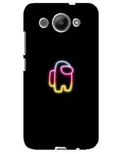 Чехол для Huawei Y3 2017 с картинкой «Among Us градиент»
