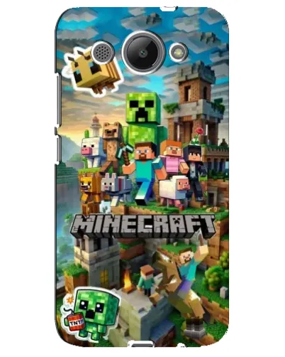 Чехол для Huawei Y3 2017 с картинкой «Замок Minecraft»