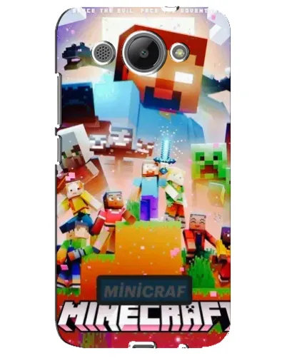 Чехол для Huawei Y3 2017 с картинкой «Minecraft герои игры»