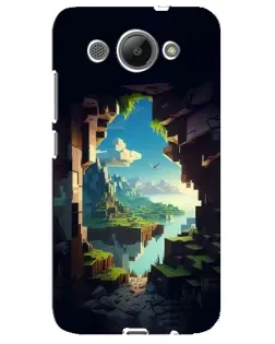 Чехол для Huawei Y3 2017 с картинкой «Вид из пещеры»