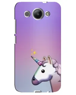Чехол для Huawei Y3 2017 с картинкой «Единорог градиент» Чехол для Huawei Y3 2017 с картинкой «Единорог градиент»