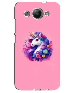 Чехол для Huawei Y3 2017 с картинкой «Сказочный единорог»