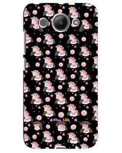 Чехол для Huawei Y3 2017 с картинкой «Magic Unicorn паттерн»
