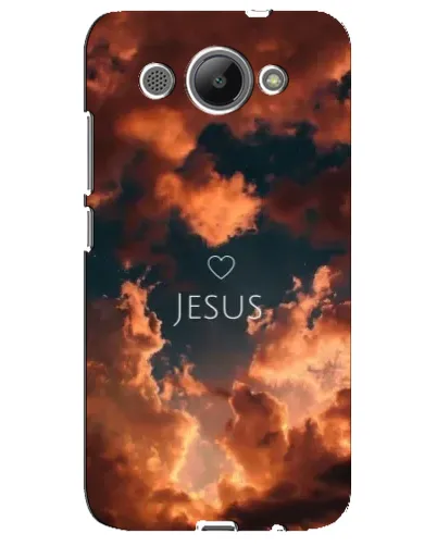 Чехол для Huawei Y3 2017 с картинкой «Сияние Имени Jesus»