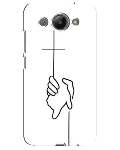 Чехол для Huawei Y3 2017 с картинкой «Рука держит»