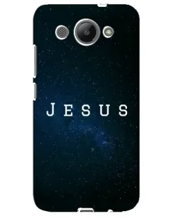 Чехол для Huawei Y3 2017 с картинкой «Звездное небо Jesus»