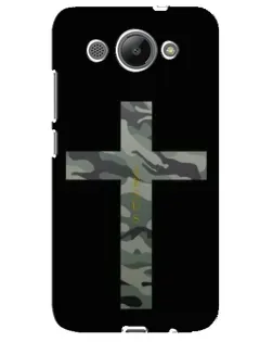 Чехол для Huawei Y3 2017 с картинкой «Милитари Крест»