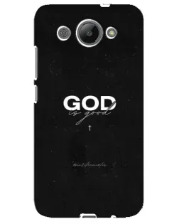 Чехол для Huawei Y3 2017 с картинкой «GOD — Бог над всем»