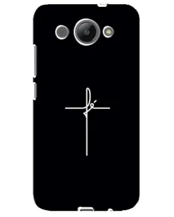 Чехол для Huawei Y3 2017 с картинкой «Тонкий крест»