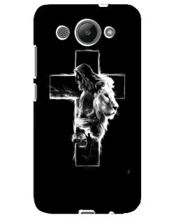 Чехол для Huawei Y3 2017 с картинкой «Сияющий крест Jesus»