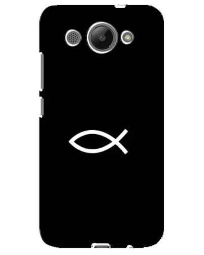 Чехол для Huawei Y3 2017 с картинкой «Символ рыбы Jesus» Чехол для Huawei Y3 2017 с картинкой «Символ рыбы Jesus»