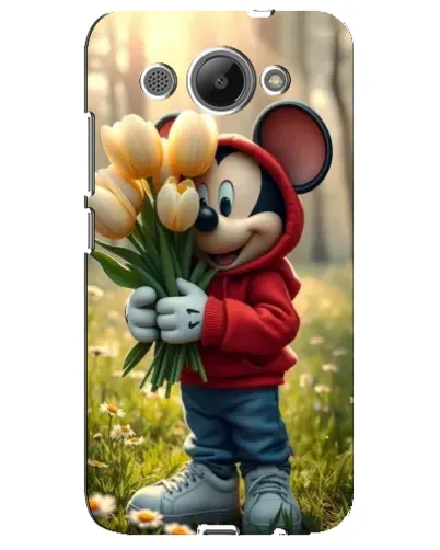 Чехол для Huawei Y3 2017 с картинкой «Микки с тюльпанами» Чехол для Huawei Y3 2017 с картинкой «Микки с тюльпанами»