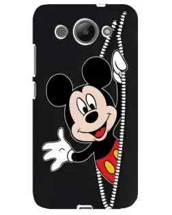 Чехол для Huawei Y3 2017 с картинкой «Микки раздвигает стены»