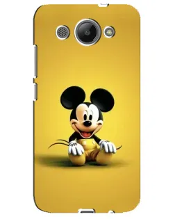 Чехол для Huawei Y3 2017 с картинкой «Микки на желтом»