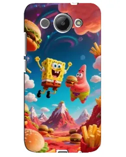 Чехол для Huawei Y3 2017 с картинкой «Космический фастфуд»