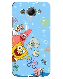 Чехол для Huawei Y3 2017 с картинкой «Веселые пузырьки»