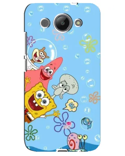 Чехол для Huawei Y3 2017 с картинкой «Веселые пузырьки»