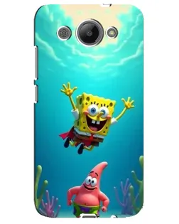 Чехол для Huawei Y3 2017 с картинкой «Спанч Боб под водой»