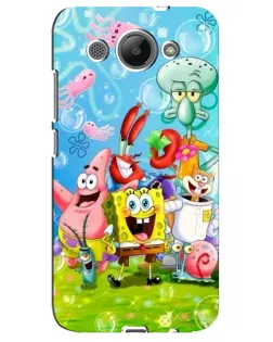 Чехол для Huawei Y3 2017 с картинкой «Губка Боб и друзья»