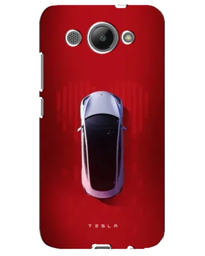 Чехол для Huawei Y3 2017 с картинкой «Tesla Top View»