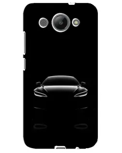 Чохол для Huawei Y3 2017 з картинкою «Силует Tesla Night»