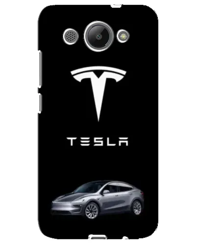 Чехол для Huawei Y3 2017 с картинкой «Tesla Model Y»