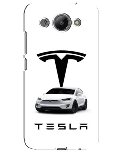Чехол для Huawei Y3 2017 с картинкой «Tesla White Style»