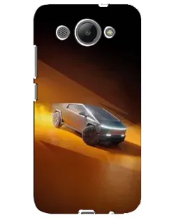 Чехол для Huawei Y3 2017 с картинкой «Cybertruck в пустыне»