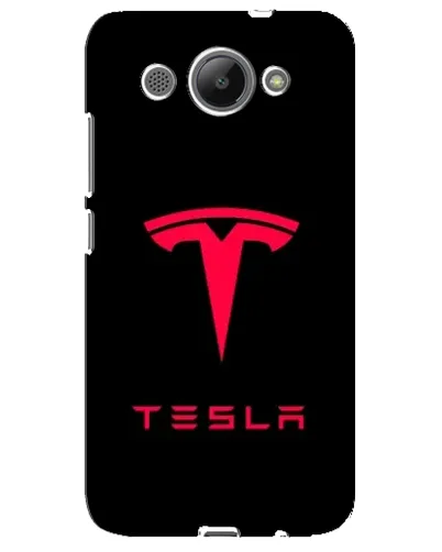 Чехол для Huawei Y3 2017 с картинкой «Tesla Red Logo»