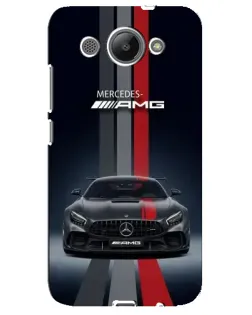 Чохол для Huawei Y3 2017 з картинкою «Mercedes — білий карбон»