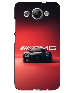 Чехол для Huawei Y3 2017 с картинкой «Mercedes AMG — красная линия»