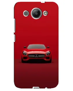 Чехол для Huawei Y3 2017 с картинкой «Красный Mercedes AMG»