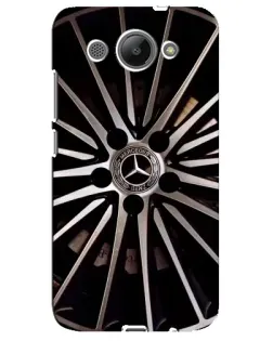 Чехол для Huawei Y3 2017 с картинкой «Диск Mercedes»