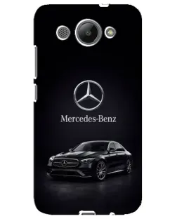 Чехол для Huawei Y3 2017 с картинкой «Mercedes — решетка радиатора»