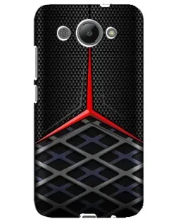 Чехол для Huawei Y3 2017 с картинкой «Mercedes Carbon Grid»