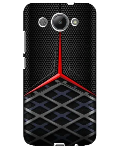 Чехол для Huawei Y3 2017 с картинкой «Mercedes Carbon Grid»