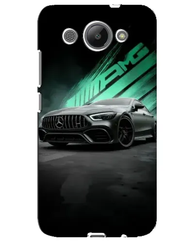 Чехол для Huawei Y3 2017 с картинкой «Темный Mercedes AMG»
