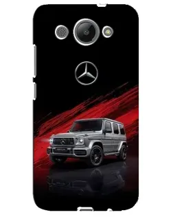 Чехол для Huawei Y3 2017 с картинкой «Mercedes G-Class красный»