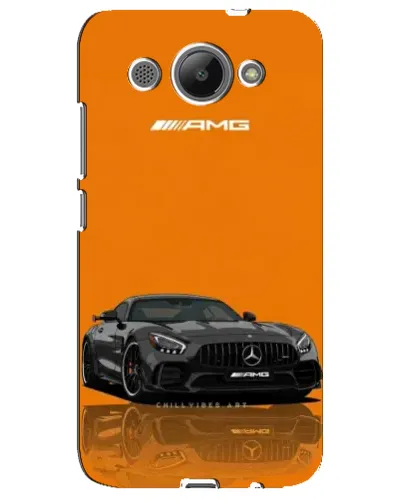 Чехол для Huawei Y3 2017 с картинкой «Оранжевый Mercedes AMG»
