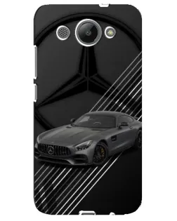 Чехол для Huawei Y3 2017 с картинкой «Mercedes AMG — графика»