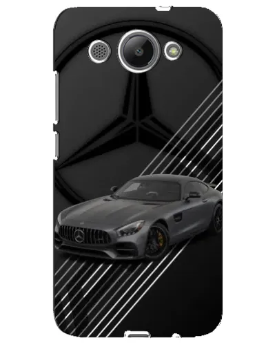 Чехол для Huawei Y3 2017 с картинкой «Mercedes AMG — графика»