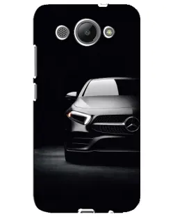 Чехол для Huawei Y3 2017 с картинкой «Свет фар Mercedes»