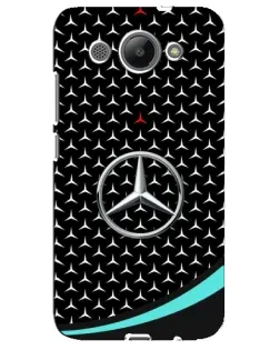 Чехол для Huawei Y3 2017 с картинкой «Mercedes — бирюзовый акцент»
